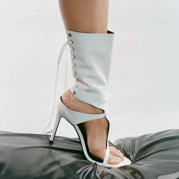 Chic Summer Lace-Up Sandals