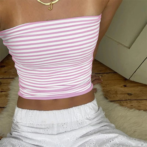 Stylish Backless Crop Top